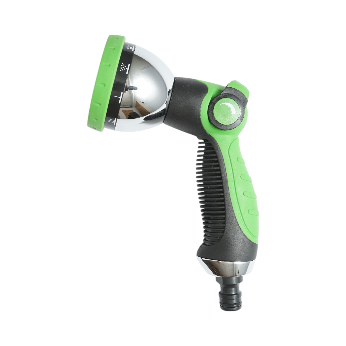 Garden shower type spray gun, adjustable 10 modes, quick coupling 1/2